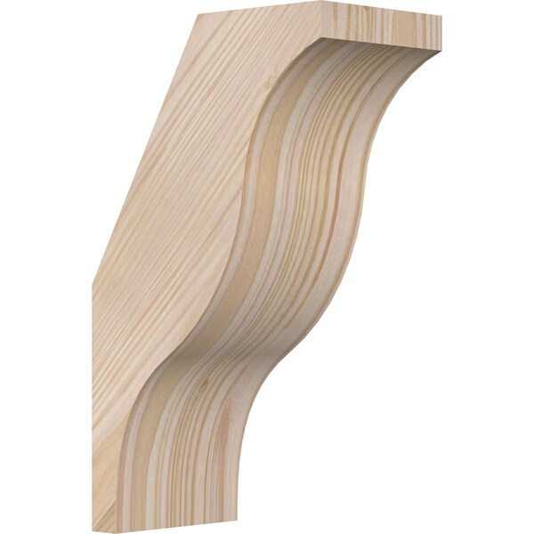 Ekena Millwork 3 1/2"W x 6"D x 10"H Funston Smooth Knee Brace, Douglas Fir BRC04X06X10FST00SDF - main